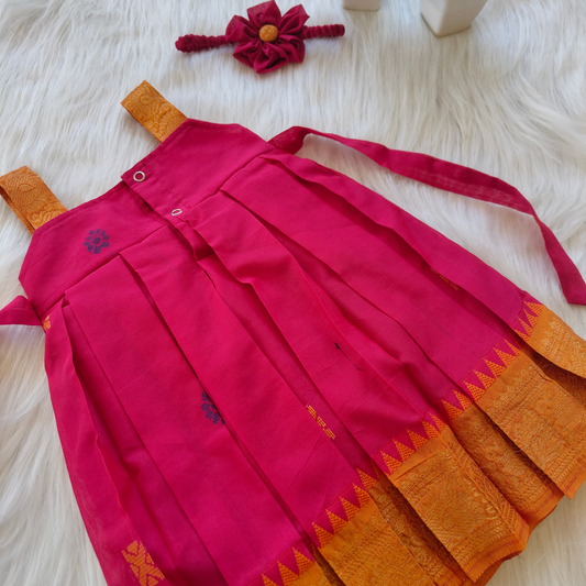 Madurai cotton baby frock