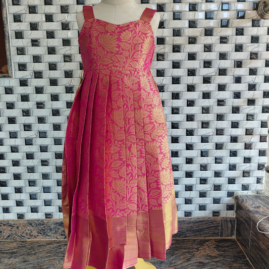 Jacket style gown Nita ambani inspired
