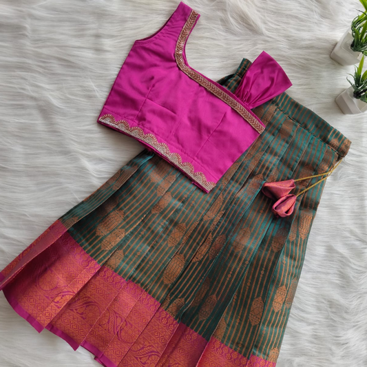 Magenta Grace Silk Set